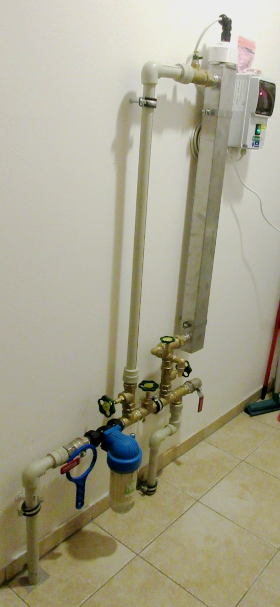 Příklad zapojení UV lampy v domácnosti