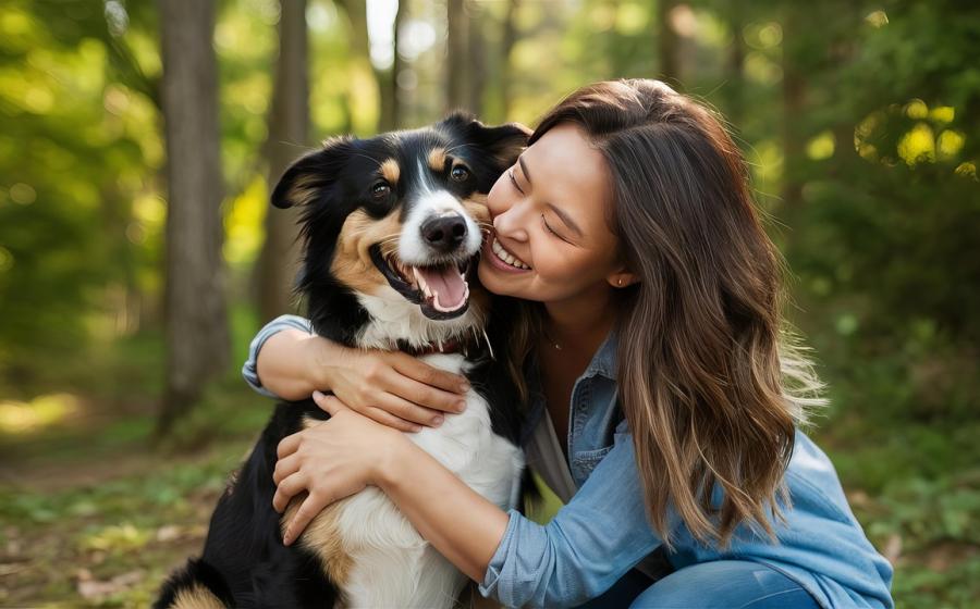 Žena a pes, zdroj obrázku Pixabay.com