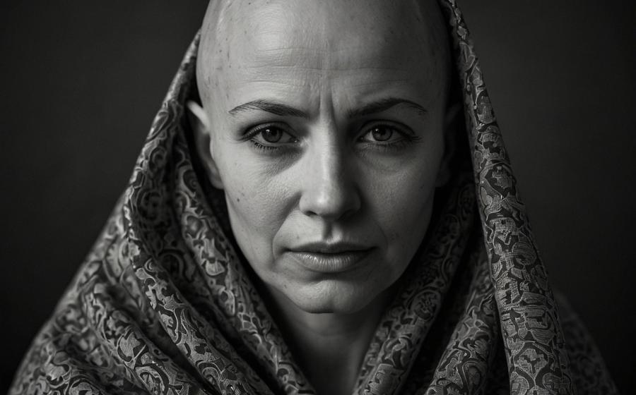 Žena bez vlasů, autor obrázku beasternchen, zdroj Pixabay.com
