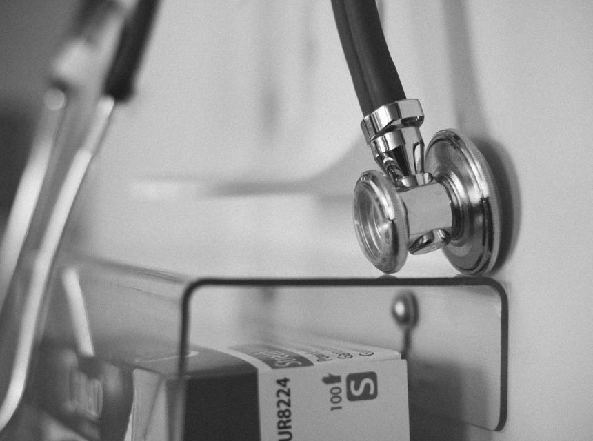 Lékařský stetoskop, zdroj Pixabay.com