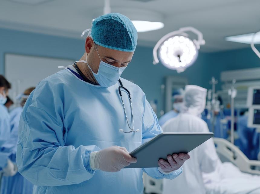 Lékař na operačním sále, zdroj obrázku Pixabay.com